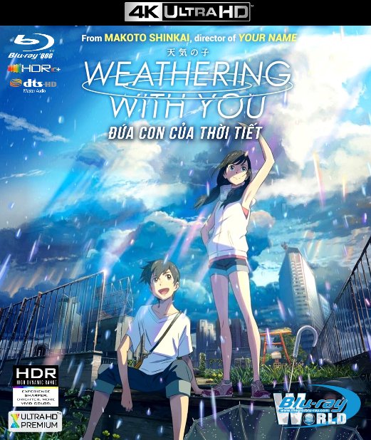 4KUHD-580. Weathering with You 2020 - Đứa Con Của Thời Tiết 4K-66G (DTS-HD MA 5.1 - HDR 10+)